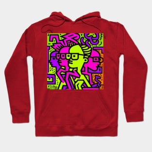 Cute Abstrac Doodle 6 Hoodie